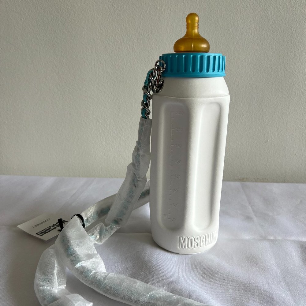 SS22 Moschino Couture Jeremy Scott Kids Fantasy Milk Bottle Shoulder Bag
